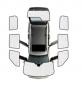 Preview: Land Rover Discovery 3 & 4 thermischer Sonnenschutz Hitzeschutz Verdunkelung Aluminium für die Fenster