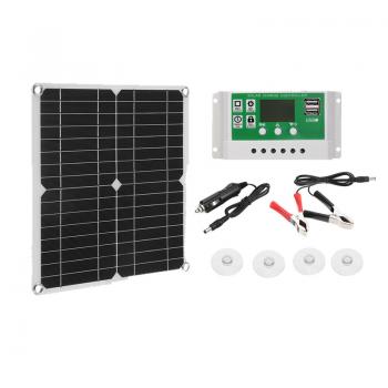 50W Solar Panel Kit 60A 12V Batterie Ladegerät mit Controller