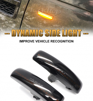 Dynamische LED Seitenblinker für Land Rover Discovery 3 & 4 + Range Rover Sport