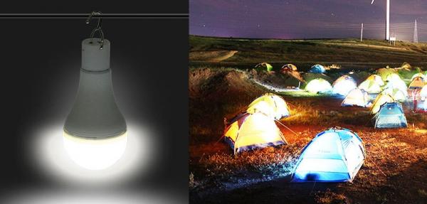 Solar LED Hängelampe Lampe für Camping & Outdoor